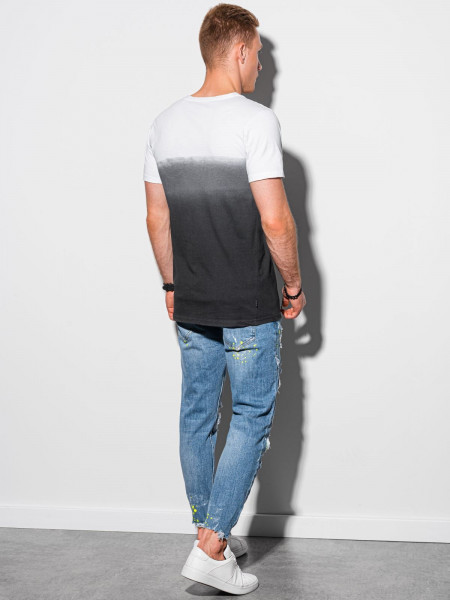 Meeste tavaline t-shirt S1380 - must Rowan