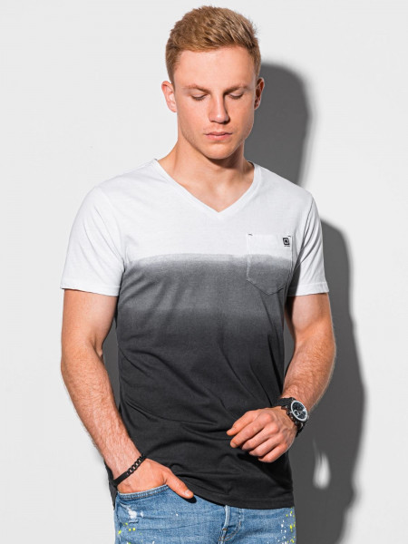Meeste tavaline t-shirt S1380 - must Rowan