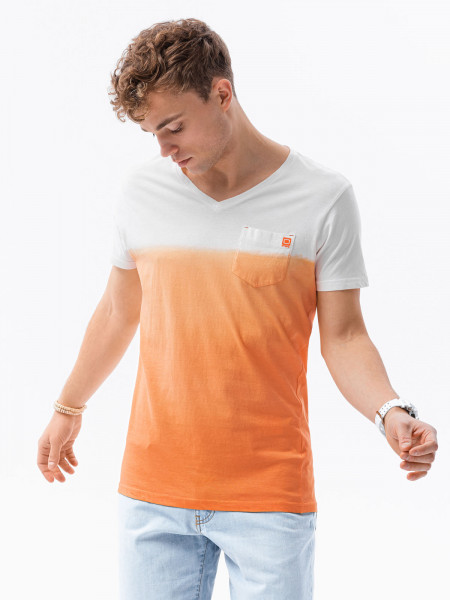Meeste tavaline t-shirt S1380 - orange Bennett
