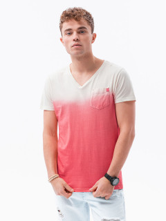 Meeste tavaline t-shirt S1380 - punane Evan