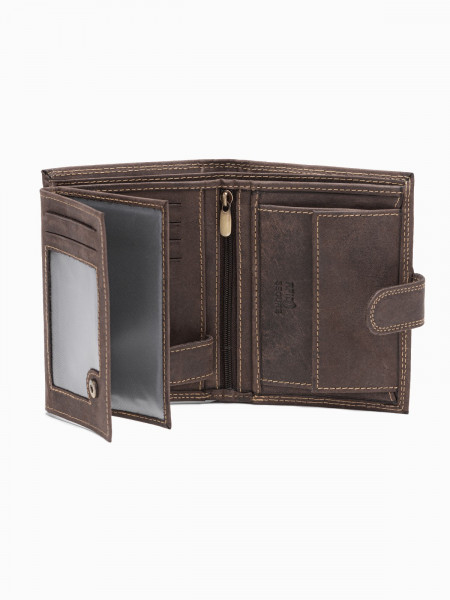 MEN'S LEATHER WALLET A091 - BROWN