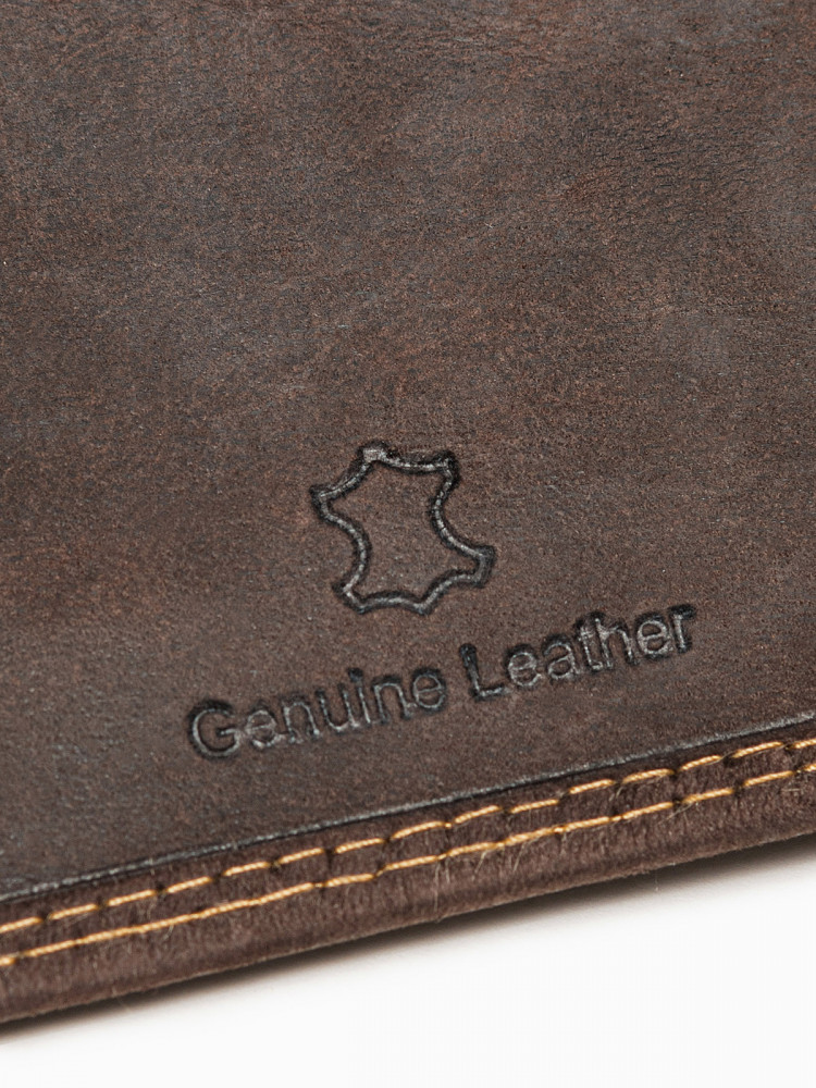 MEN'S LEATHER WALLET A091 - BROWN