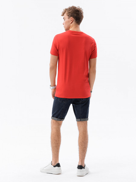 Meeste tavaline t-shirt S1370 - punane Hunter