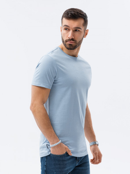 Meeste tavaline t-shirt S1370 - helesinine Cooper