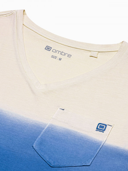 Meeste tavaline t-shirt S1380 - tumesinine Waylon