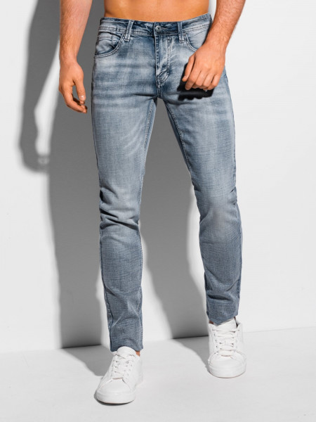 Men's jeans P1084 - light blue